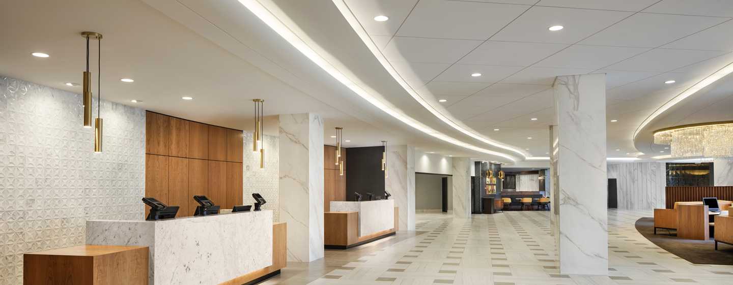 Image of the lobby of the hotel
